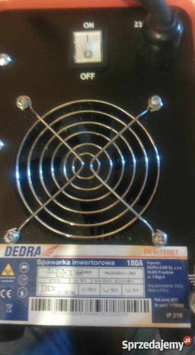 Spawarka inwertorowa desi199bt 180a DEDRA Pozostałe Odrowąż