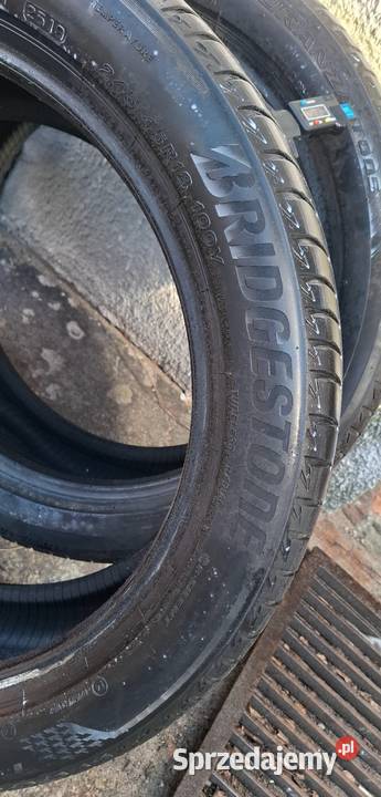 2 Opony letnie 245x45x 18 Bridgestone Bydgoszcz sprzedam