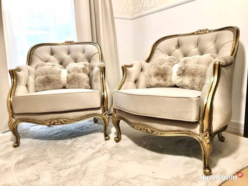 Komplet wypoczynkowy Ludwik sofa fotele Jagodnik