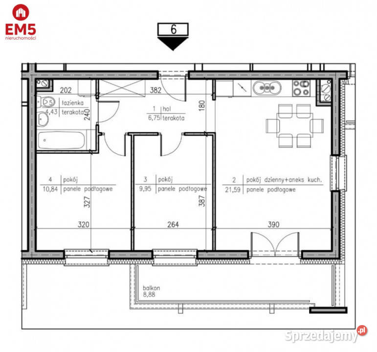 Do sprzedaży mieszkanie Białystok Walentego
