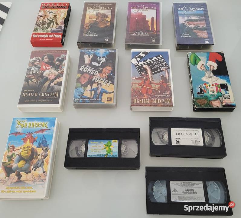 KASETY VHS ORYGINAŁY ORYGINALNE MIX 12 wielkopolskie Poznań sprzedam