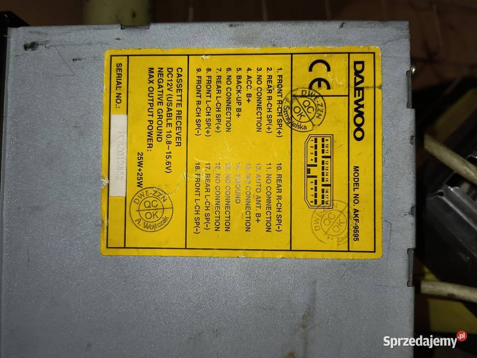 Radio Kenwood daewoo lata 90 Kraków sprzedam