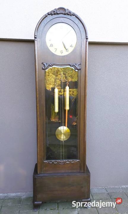 131 Stary zegar podłogowy baba Mauthe secesja pomorskie Tczew
