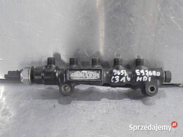 LISTWA WTRYSKOWA CITROEN C3 14 HDI 9654592680 osobowe sprzedam