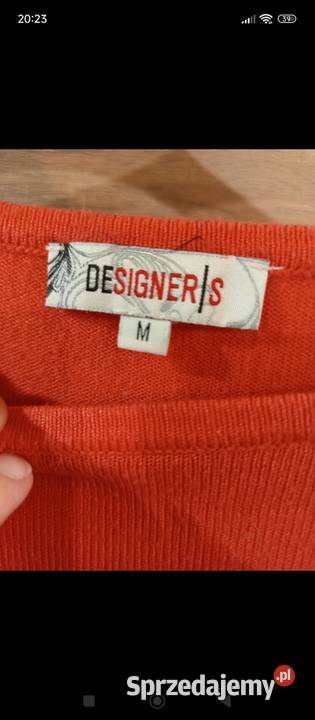 Cienki Lekki Sweterek M Koralowy Zwierzyniec