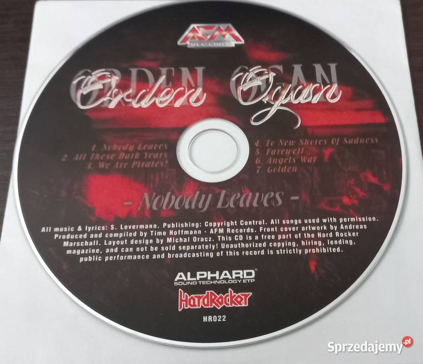 Orden Ogan Nobody Leaves Hard Rocker HR022 Pozostałe Elbląg sprzedam
