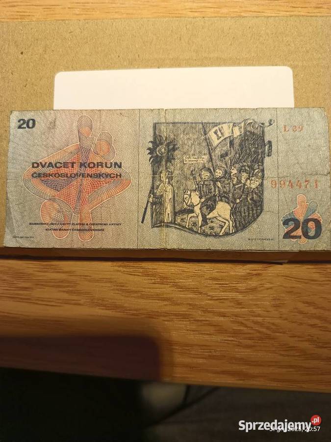 20 koron czechosłowackich z 1970 roku Numizmatyka wielkopolskie