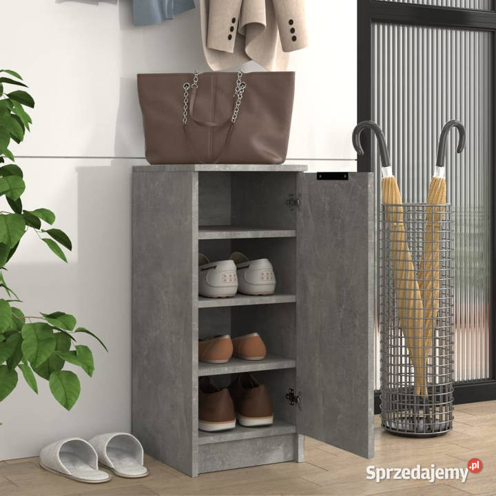 Szafka na buty szarość betonu 30x35x70 WM811416 mazowieckie Warszawa sprzedam