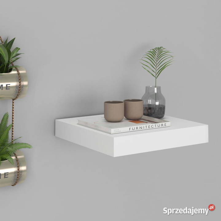 Wisząca półka ścienna biała 23x235x38 MDF Warszawa sprzedam