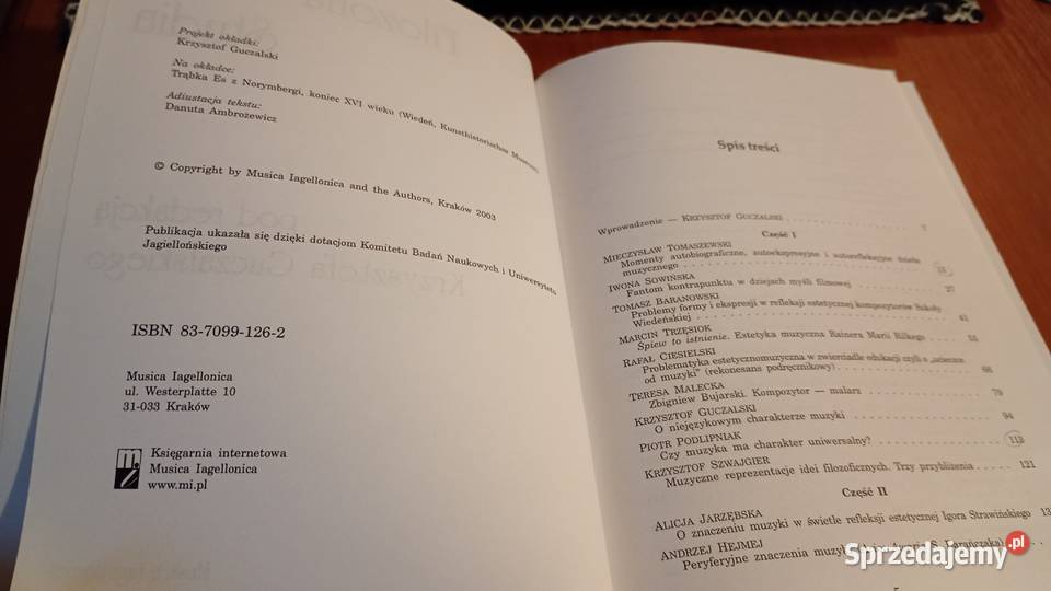 Filozofia muzyki studia red Krzysztof Guczalski Gdańsk