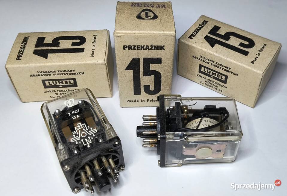 Przekaźnik R15 24V 3PDT LUMEL