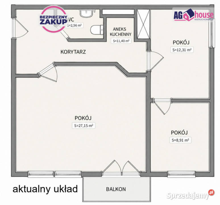 Mieszkanie 639m2 3pokojowe Gdańsk Myśliwskie pomorskie