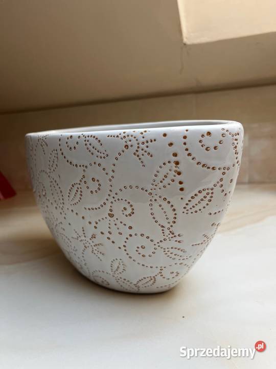 Doniczka ceramiczna osłonka Owalna Może być Porcelana i szkło Gdańsk