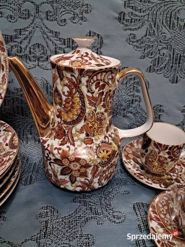 Serwis do espresso ROYAL CROWN Porcelana i szkło Skwierzyna
