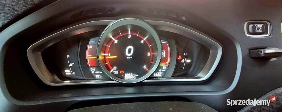 Volvo V40 D4 20 Diesel moc 190 welurowa tapicerka V40 Zabrze