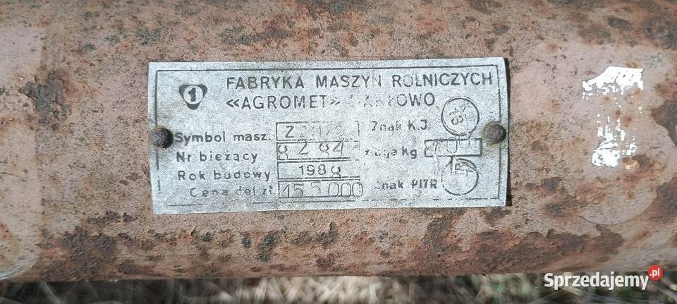 Przetrząsacz zgrabiarka do siana AgrometFamarol Samsonów-Ciągłe