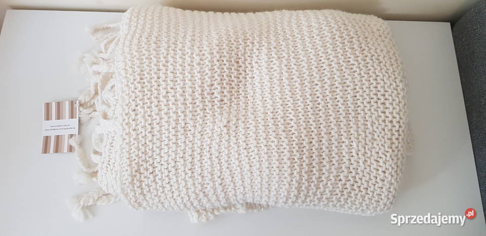 Nowy koc pled narzuta alpaka 125 x 200 mazowieckie Warszawa