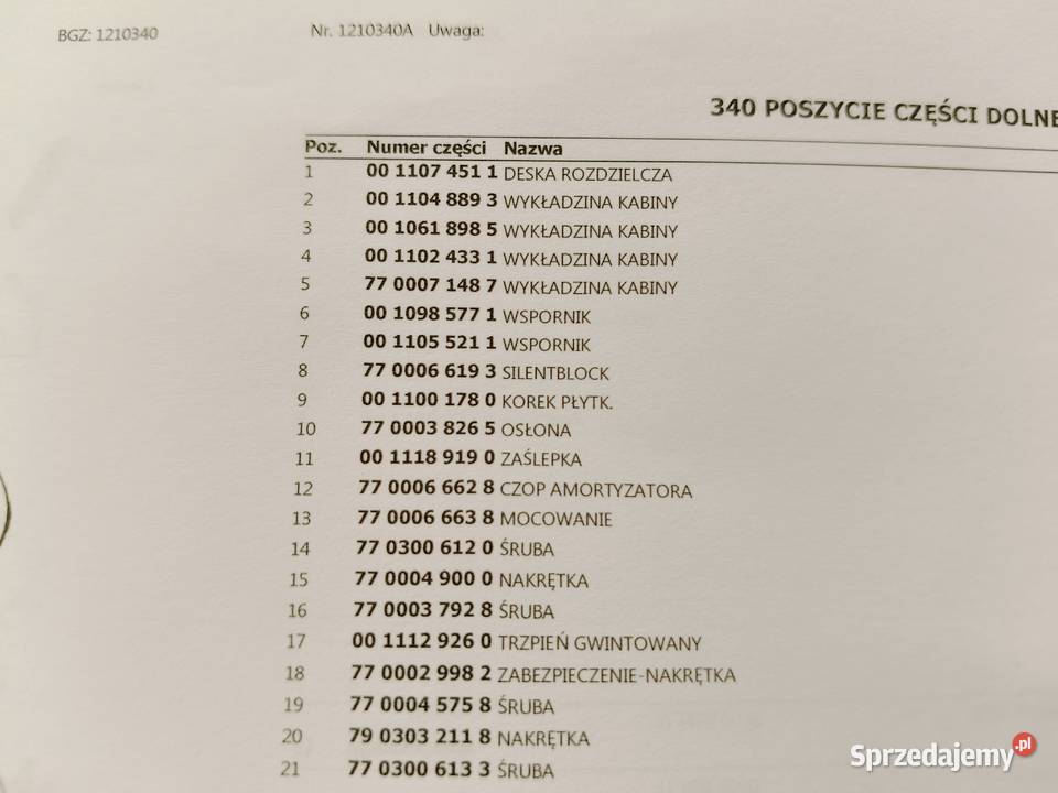 CLAAS AXION 840 CMATIC A31 2013r Tapicerka Stalewo