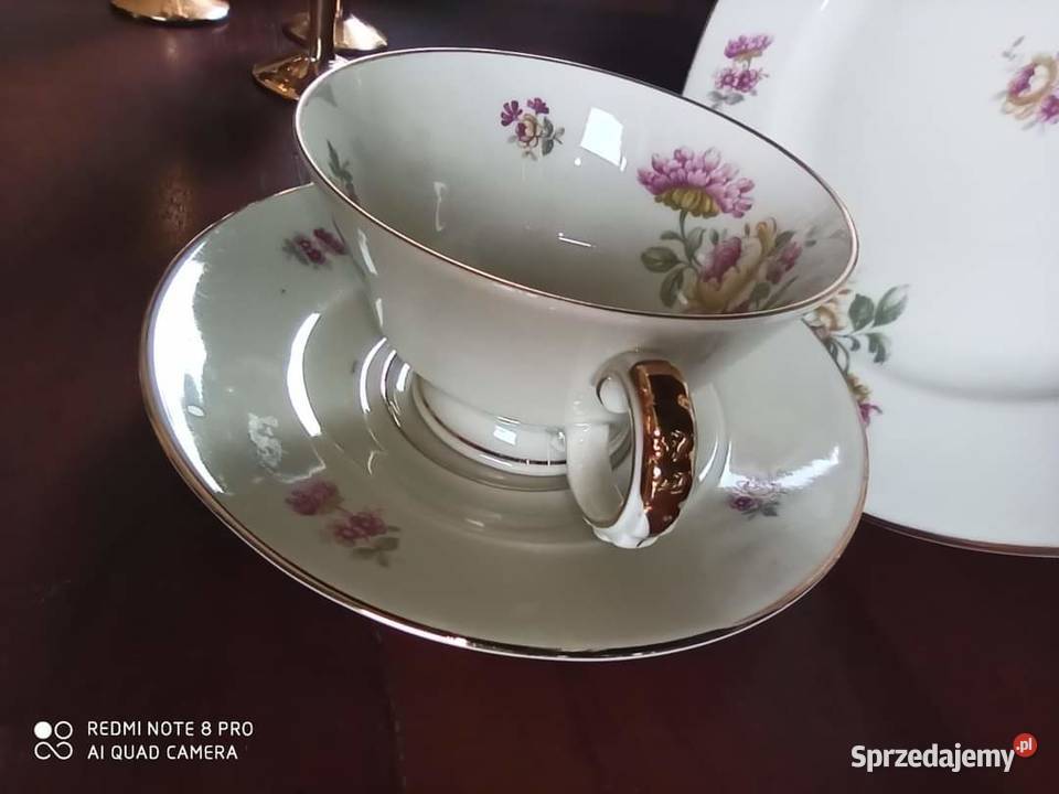 Filiżanka z talerzykiem deserowym Johann pomorskie Gdańsk