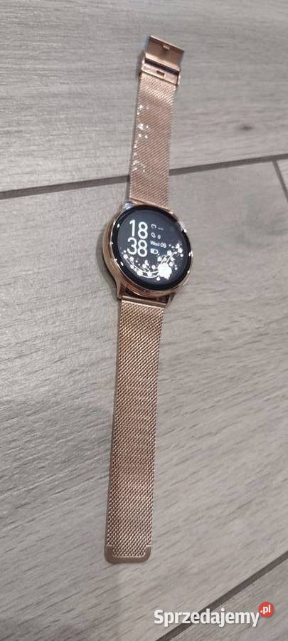 Smartwatch Zegarek bluetooth złoty różowy Mielec