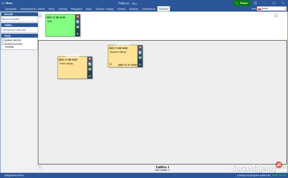 Faktura Pro faktury z magazynem i KSeF polski Łódź