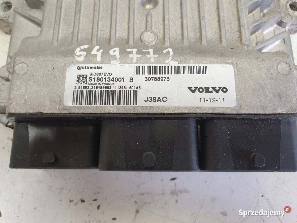 Volvo S40 II V50 16 D2 STEROWNIK SILNIKA osobowe Chełm sprzedam