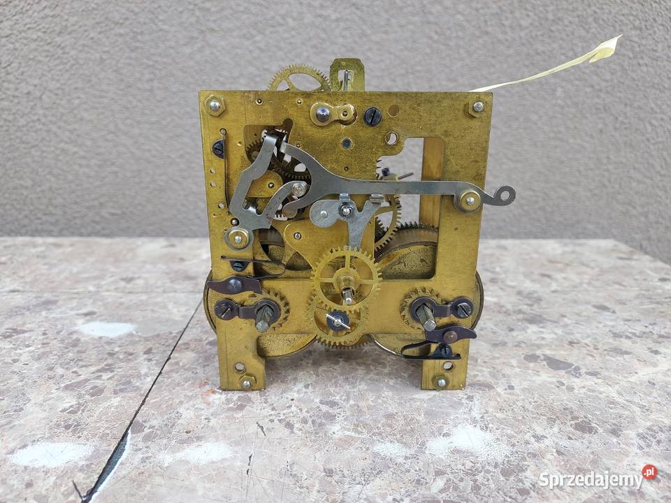 750 Mechanizm starego zegara ściennego Gustav Tczew sprzedam