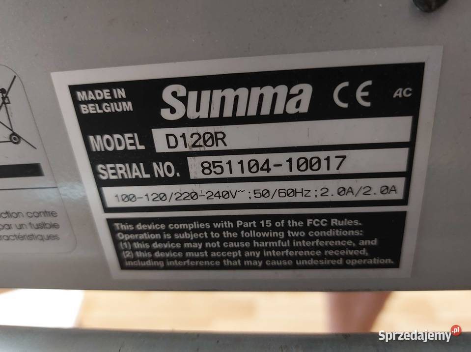 Ploter SummaCut D120R z systemem OPOS wycinanie Produkcja Biznes i Przemysł lubuskie Słubice