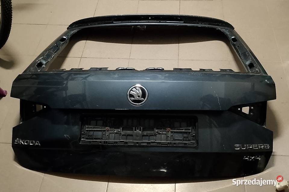 Tylna klapa bagażnika Skoda superb III 3 kombi Rzeszów