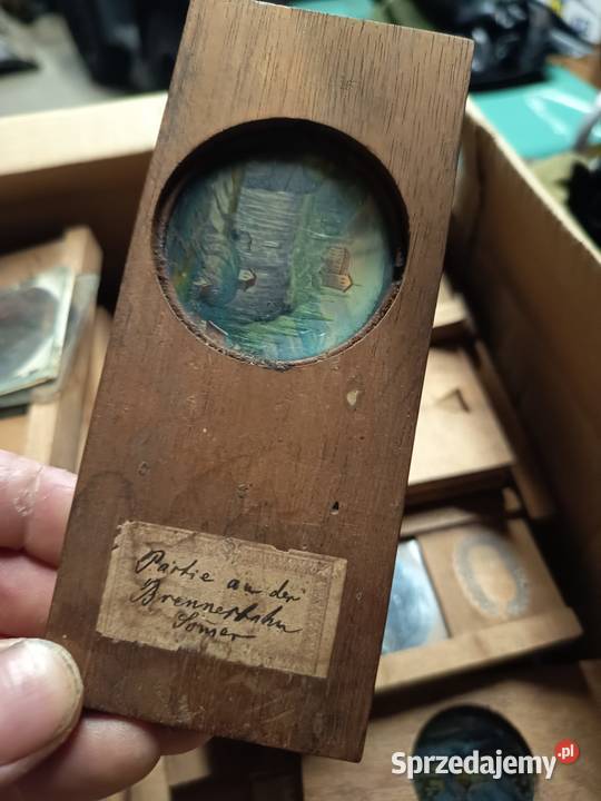 Obrazki kasetony do Fotoplastikon XIXw Ręcznie Pozostałe Grójec