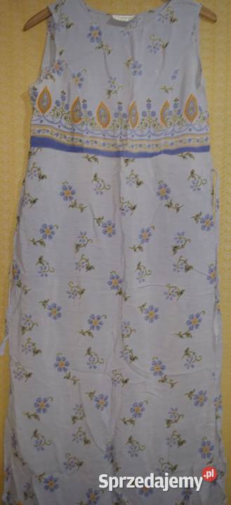 Letnia sukienkadługa w liliowym kolorze M Łódź