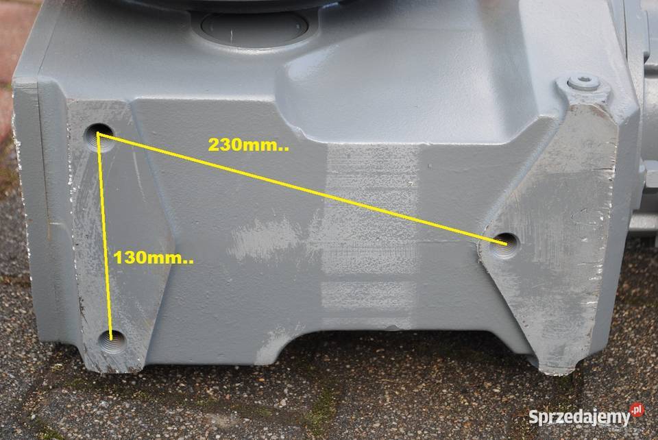Motoreduktor kątowy 11kw 75obrmin z hamulcem SEW Kargowa