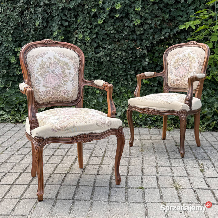 ARTexpert Para pałacowych foteli fotel fotele Dobrzany