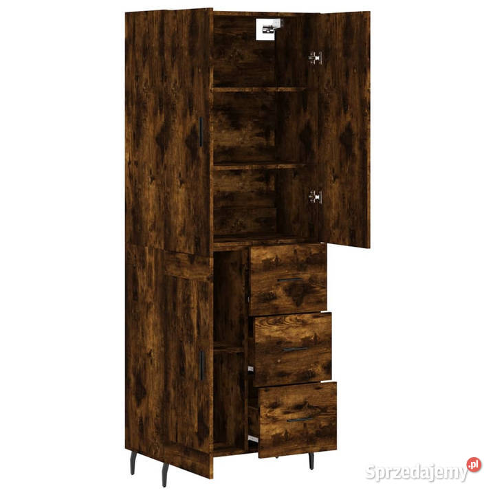 Witrynka przydymiony dąb 695x34x180 materiał Warszawa