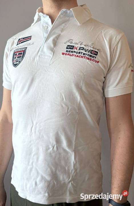 Paul Shark Yachting Polo L Oryginał Biała Stan Rozmiar L Krzynowłoga Mała