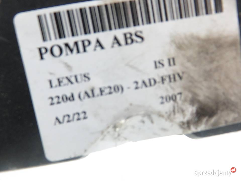 POMPA ABS LEXUS IS II 4454053240