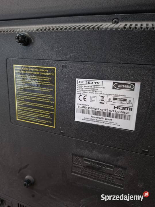 Telewizor LED 49 Blaupunkt Smart TV uchwyt sprzedam