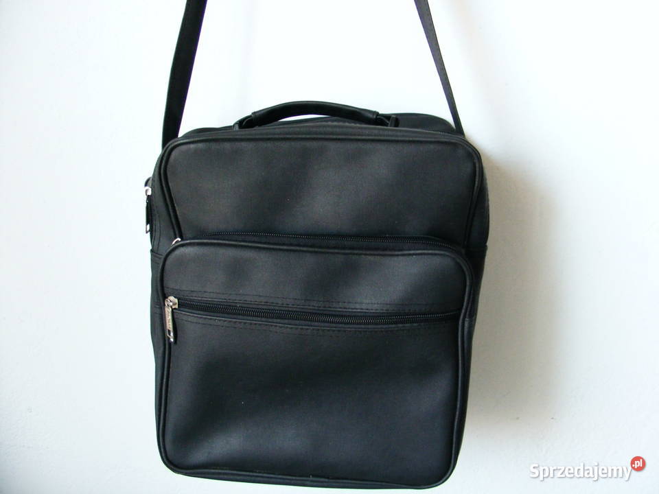 Czarna torba na ramię do szkoły pracy NOWI Oborniki Śląskie