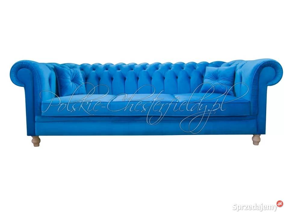 Pikowana SOFA CHESTERFIELD CANON 4 OS plusz 260cm