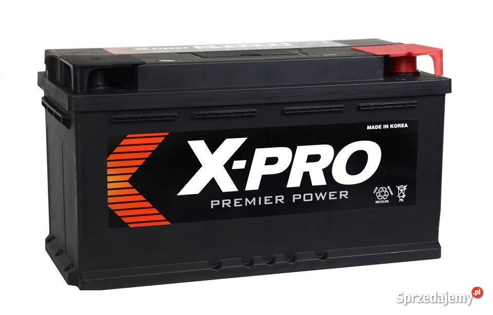 Akumulator XPRO 100Ah 850A EN wysoki Prawy Plus osobowe podkarpackie Mielec