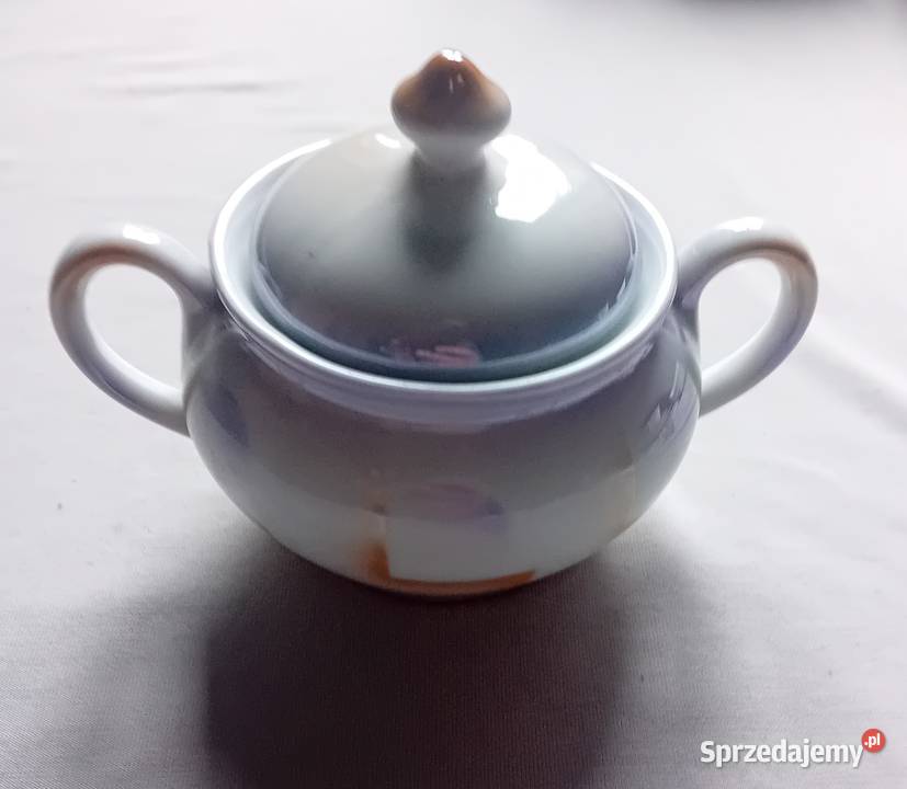 Cukierniczka art deco zdobiona techniką Koźminek