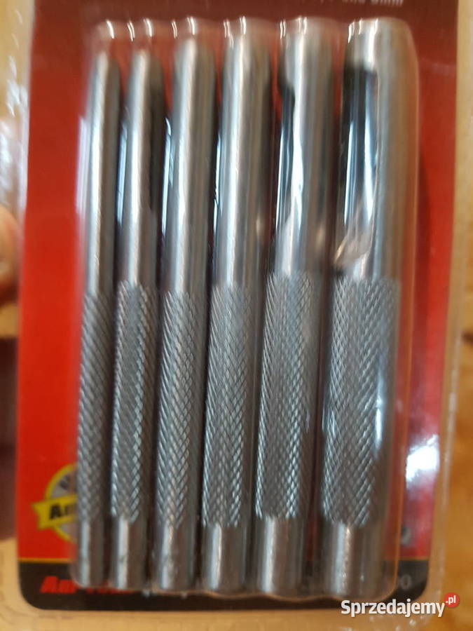 WYBIJAKI DO USZCZELEK 38mm 6 w zestawie Ręczne Głogowa