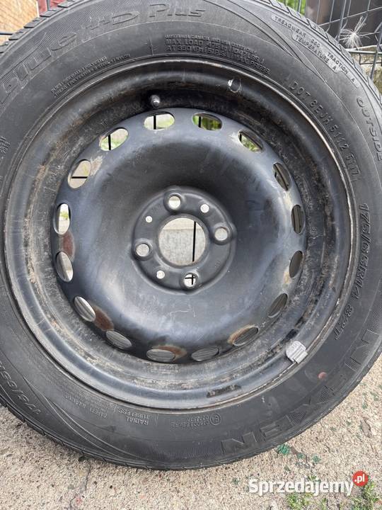Felgi 14 4x98 Fiat 500 z oponami Gdańsk sprzedam