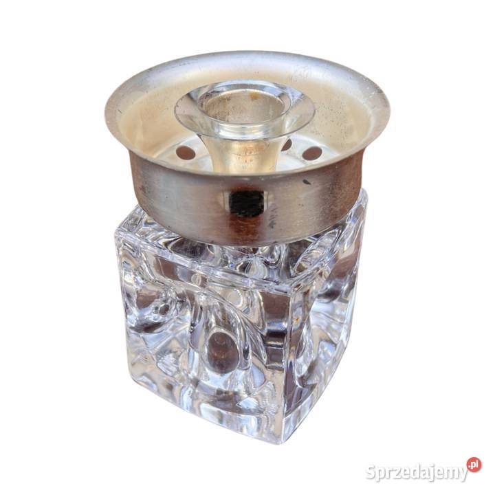 Kryształowy świecznik platerowany Peill Putzler mazowieckie Warszawa