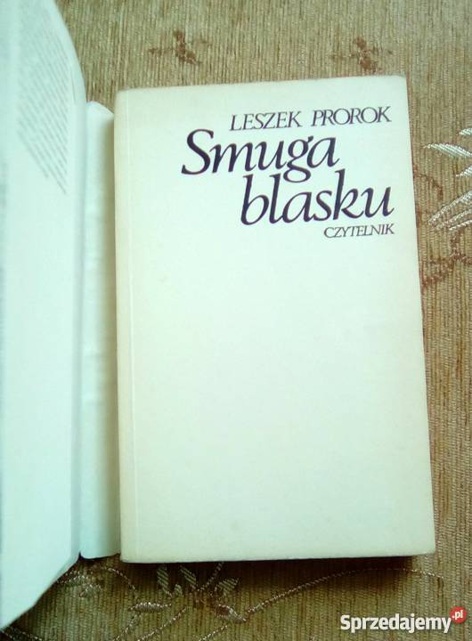 SMUGA BLASKU Leszek PROROK Proza i poezja lubelskie Parczew sprzedam