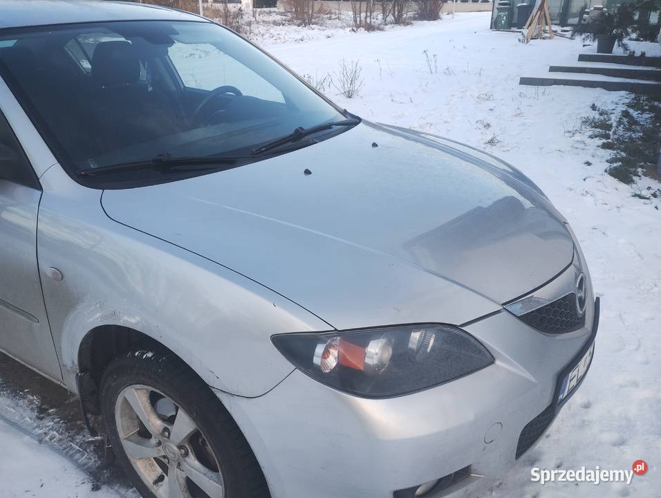 Mazda 3 sedan niski przebieg nieuszkodzony Ślesin