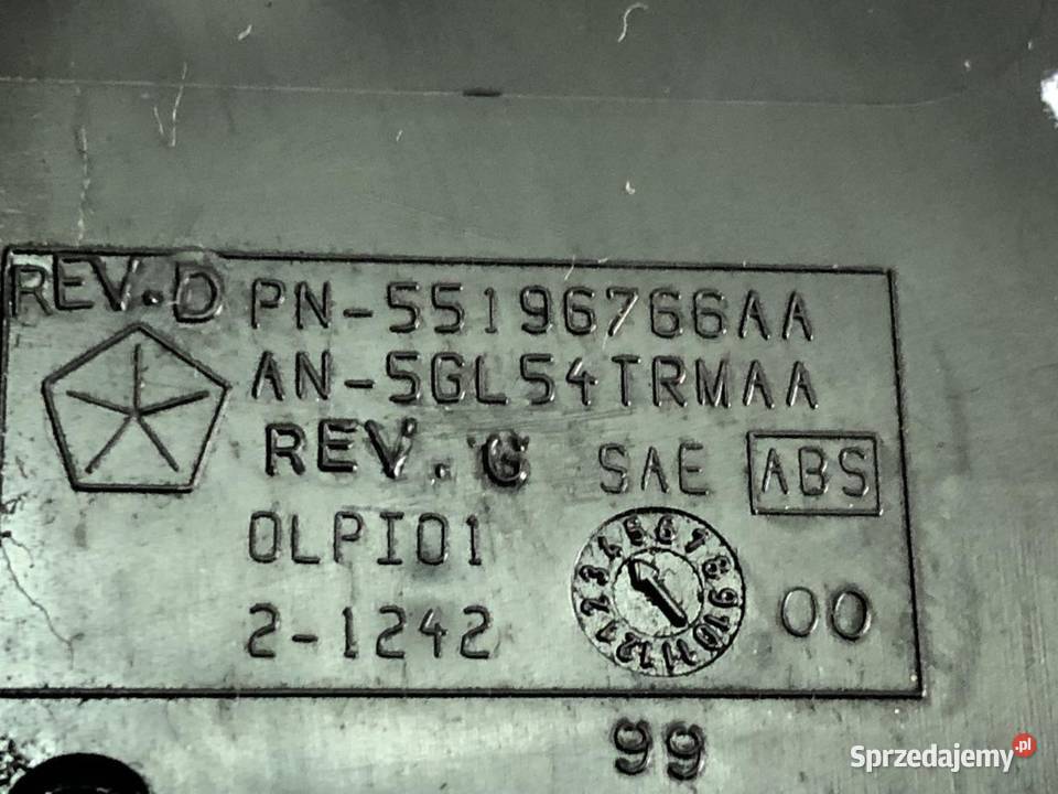 UCHWYT NA KUBKI 55196766AA JEEP GRAND CHEROKEE wielkopolskie