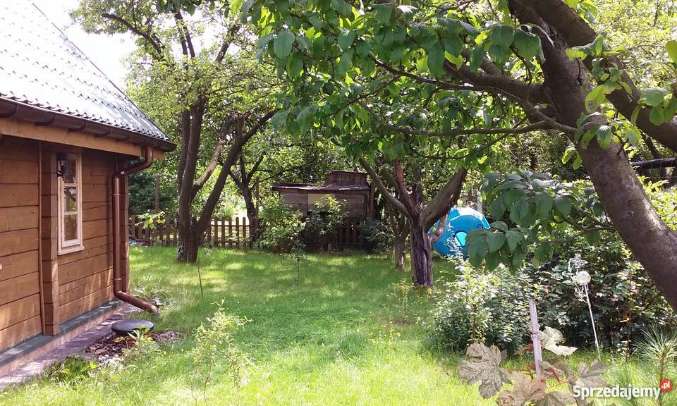 Domek letniskowy z bala na ogródach działkowych 450m2 Kobyla Góra