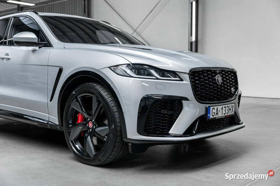 Jaguar FPACE SVR 50 V8 Supercharged 550 napęd 4x4 F-Pace Węgrzce