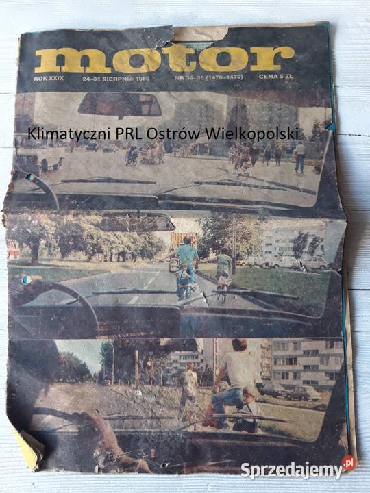 Motor czasopismo sierpień 1980 PRL śląskie Bielsko-Biała